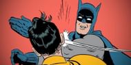 Originally Batman slapped Robin in a 1965s comics (Image via DC)